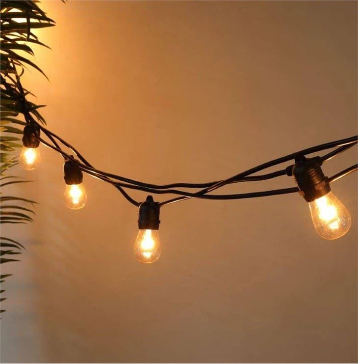 48FT S14 Dimmable String Lights
