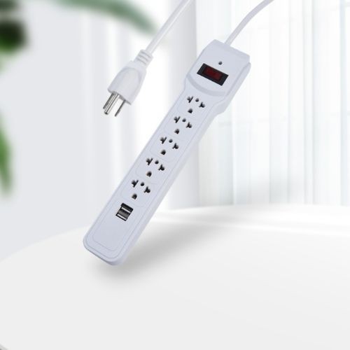 5-outlet Power Strip With Usb Ports